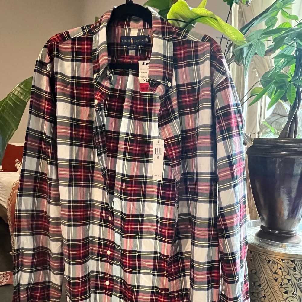 XXL Blue Label Ralph Lauren Button Down Long Sleeve Shirt
